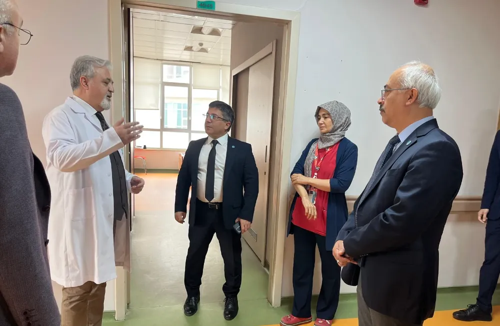 Rektör Prof. Dr. Yücel Oğurlu’dan Balıkesir Üniversitesi Hastanesi’ne Ziyaret