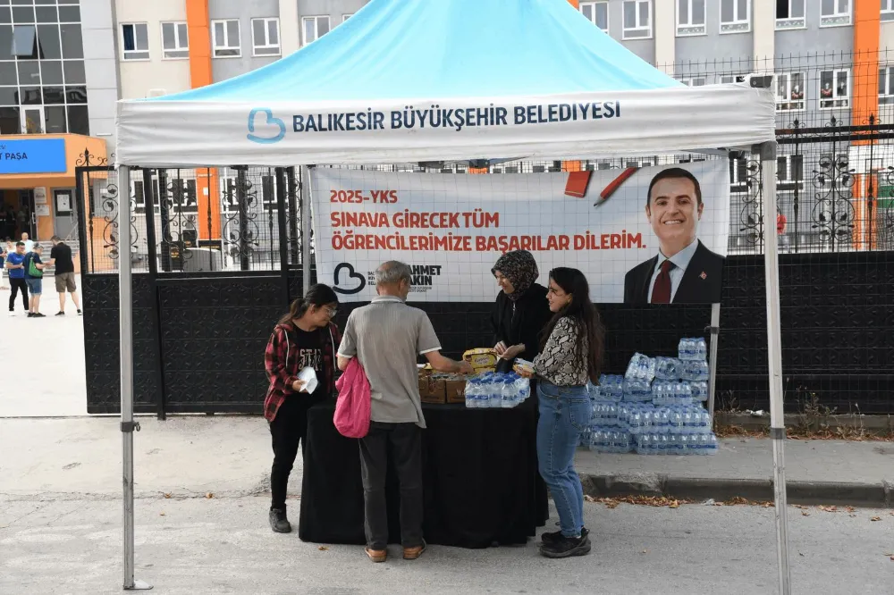 Balıkesir Büyükşehir Belediyesi’nden Sınava Giren Öğrencilere Tam Destek