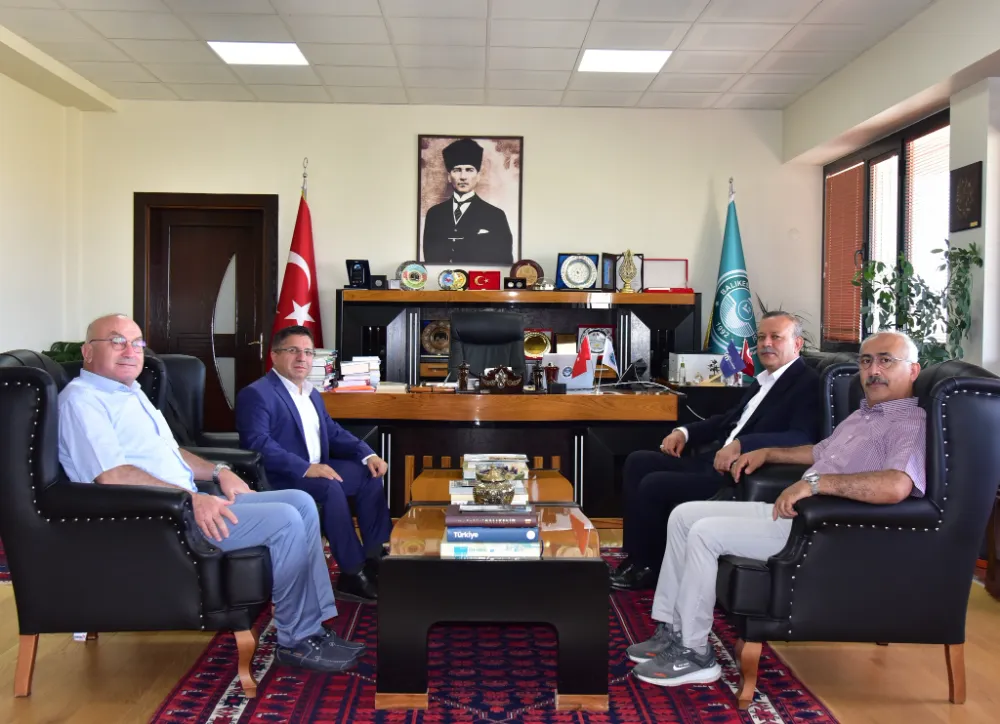 Prof. Dr. Necmettin Elmastaş’tan BAÜN Rektörü Prof. Dr. Yücel Oğurlu’ya Ziyaret