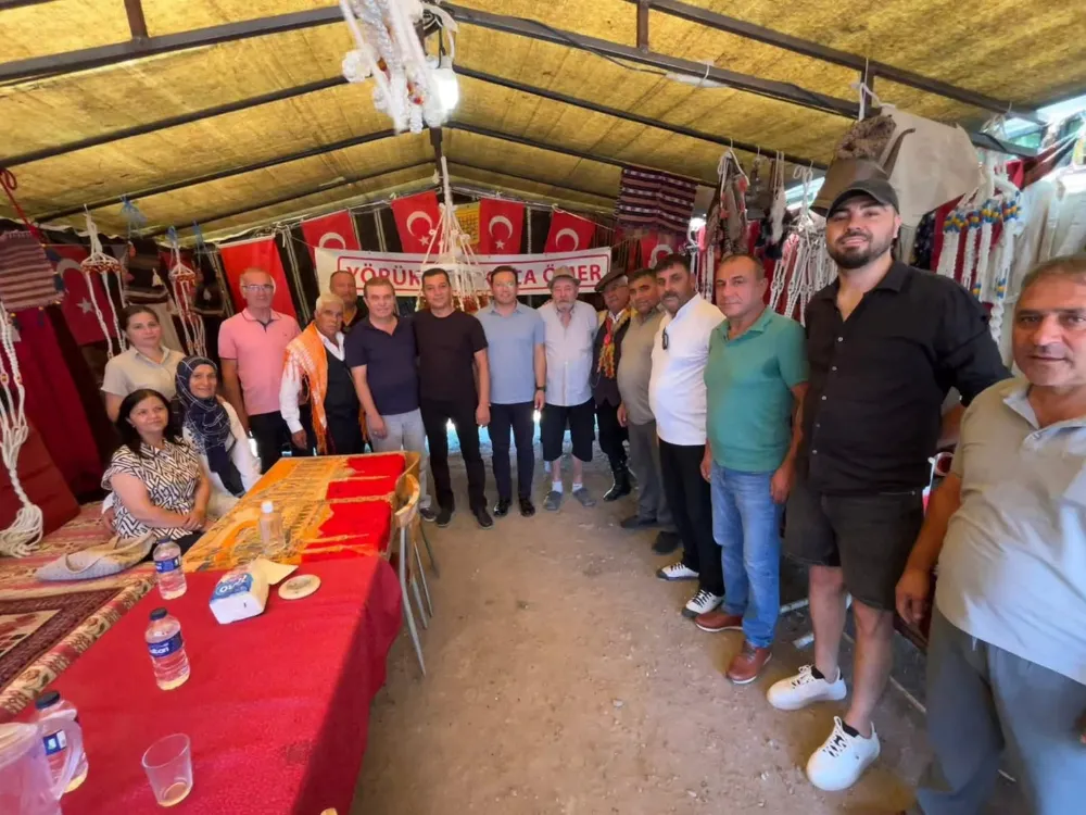 Koca Ömer Gündoğan’ın Bahçesine Yörük Çadırı Kuruldu