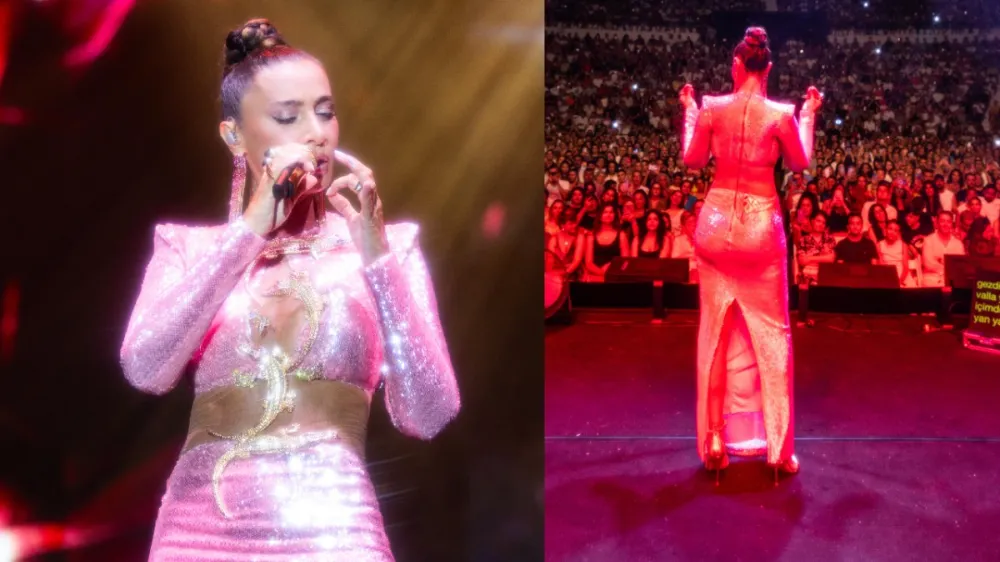 Pembe Timsah Kostümüyle Sıla Çeşme’de